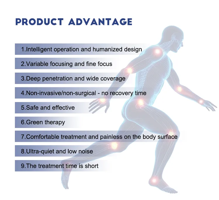 Vertikal FSWT Shock Wave Therapy Machine untuk peningkatan penghilang rasa sakit 3