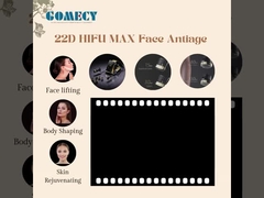 22D HIFU MAX Wajah Anti Penuaan Kulit Menghilangkan Kerutan Mengencangkan Mesin Kecantikan